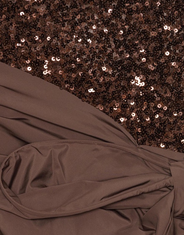 ROTATE - Sequins Bow Mini Dress