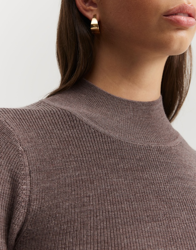 Country Road - Verified Australian Merino Mock Neck Knit