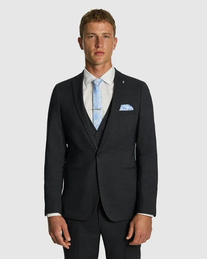 yd. - Lukey Skinny Fit Stretch Suit Jacket