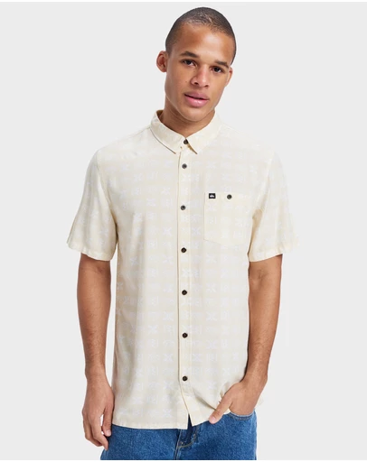 Quiksilver - Mens Safe Paradise Short Sleeve Shirt