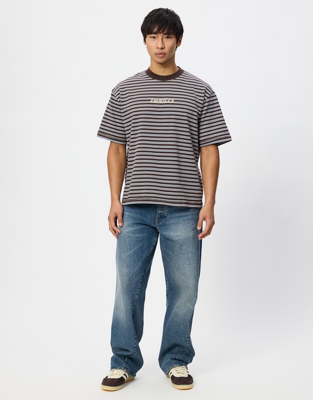 Thrills - Built To Last Stripe Oversize Box Crop Tee - ICONIC EXCLUSIVE