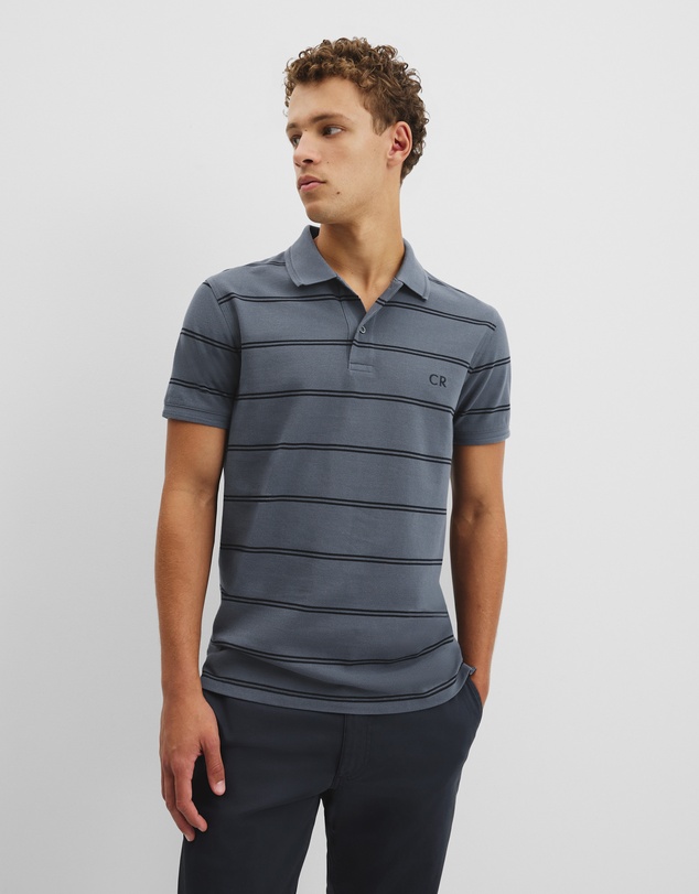 Country Road - Australian Cotton Stripe Pique Polo