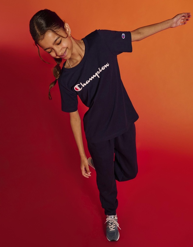 Champion - Script Short Sleeve Tee - Kids-Teens