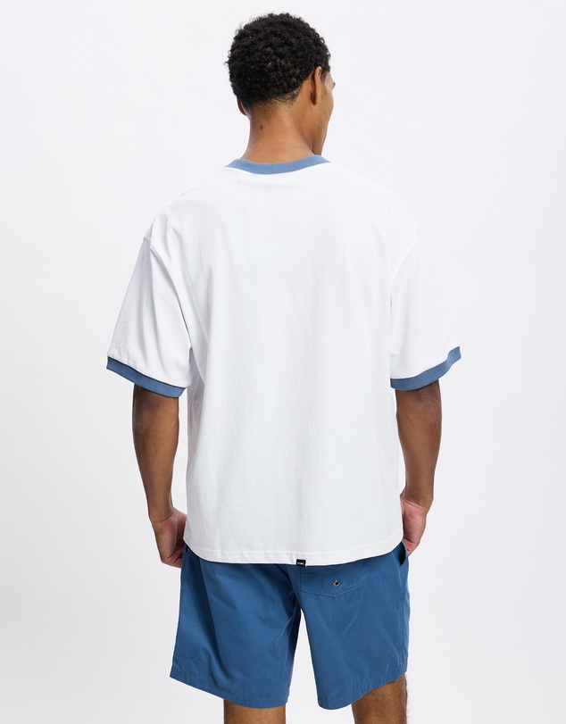 Thrills - Total Service Box Fit Oversized Cropped Ringer Tee