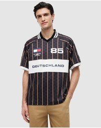 Tommy Hilfiger - Geometric Flag Print SS Rugby Shirt