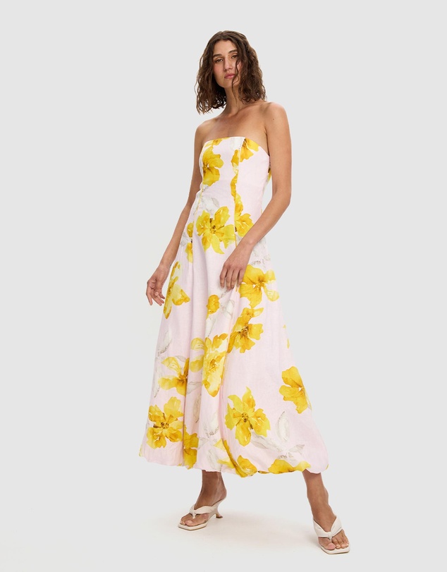 KIVARI - Francine Strapless Maxi Dress
