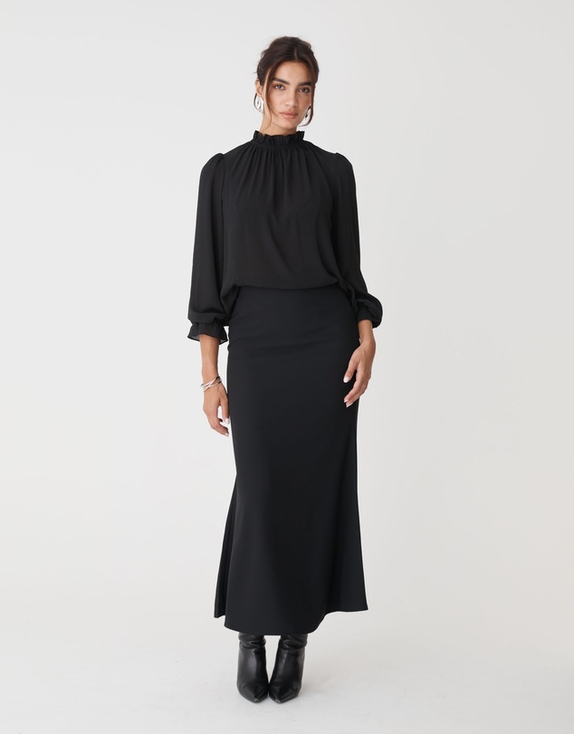 Forcast - Hailey Frill Neck Blouse