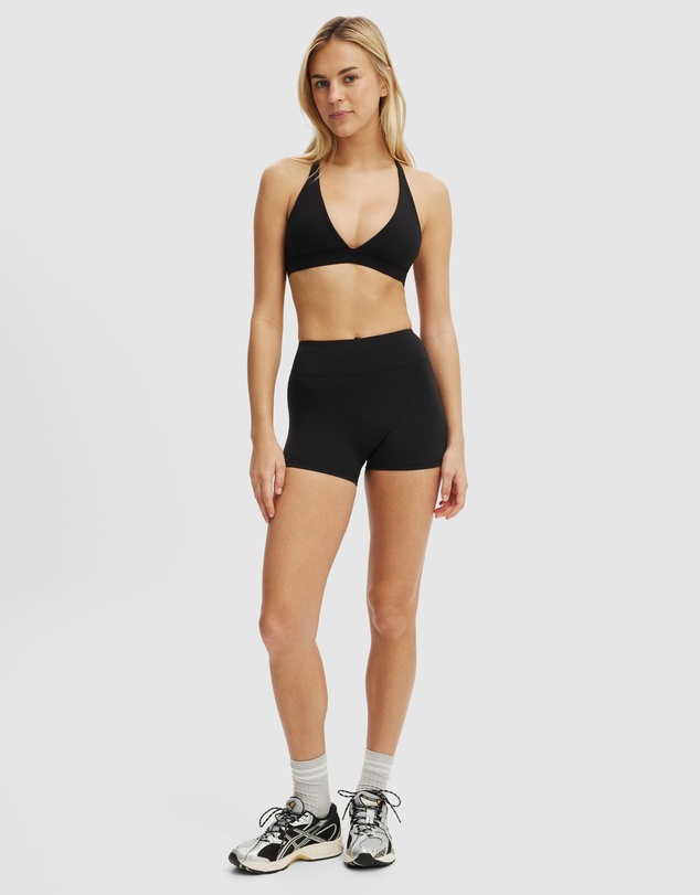 Cotton On Body Active - Ultra Luxe Dip Back Shortie Shorts
