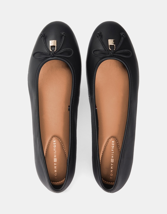Tommy Hilfiger - Martina Hilfiger Smooth Leather Ballet Flats - Women's
