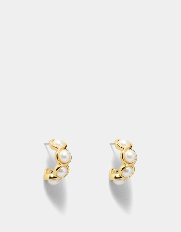 MIMCO - Jovie Pearl Hoop Earrings