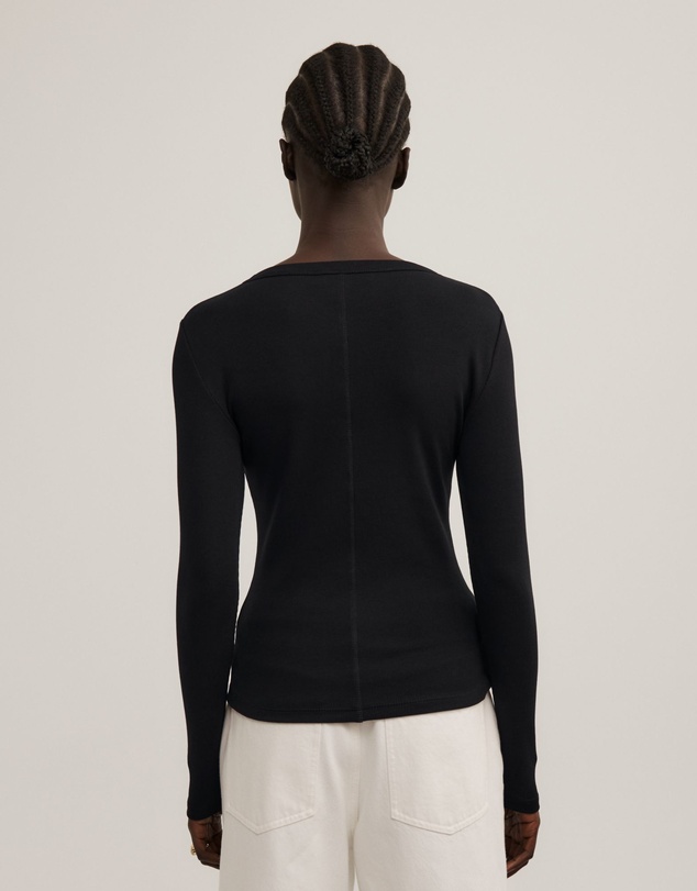 Witchery - Crew Rib Long Sleeve Top