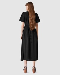 & Other Stories - V-Neck Midi Dress