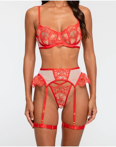 One Empire - Alessia Red Lingerie Set
