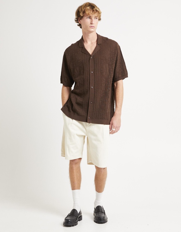 Arvust - Bronson Knitted Shorts Sleeve Resort Shirt