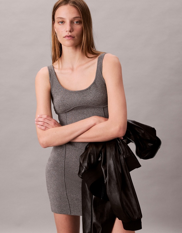 Calvin Klein - Tech Knit Slim Mini Dress