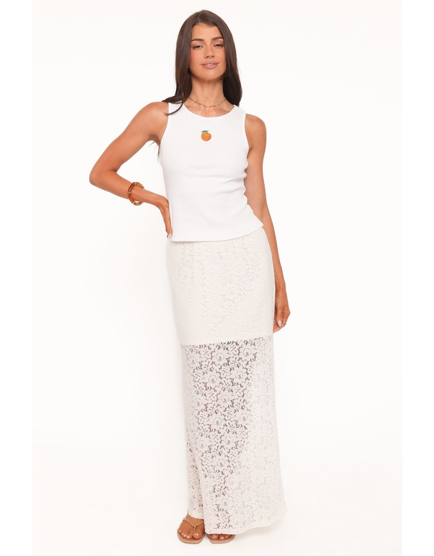 Petal & Pup - Celestine Graphic Tank - White
