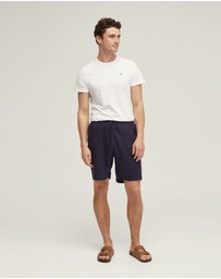 Oxford - Rufus Linen Pull On Shorts