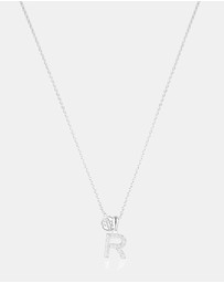 Georgini - Georgini Luxury Letters R Initial Pendant Silver