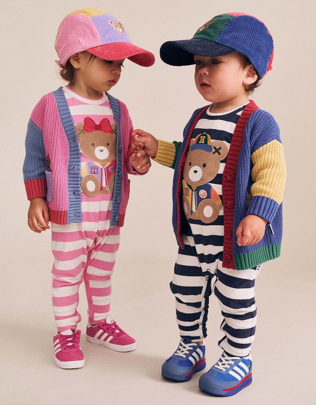 Huxbaby - Colour Block Cord Panel Cap - Babies-Kids