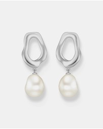 THOMAS SABO - THOMAS SABO Stud Earrings with Freshwater Pearls in Silver