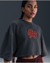 Nike - Sportswear Phoenix Fleece SS Cropped French Terry Top