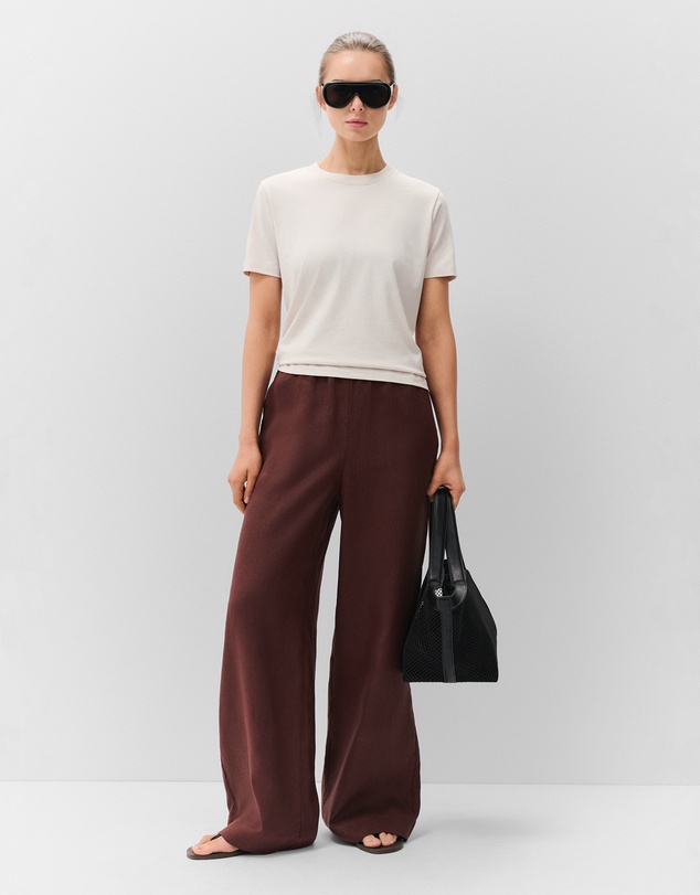 UNISON - Essential Linen Wide Leg Pant