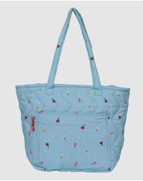 Mosey Me - Forget Me Not Quilted Bag in Sky