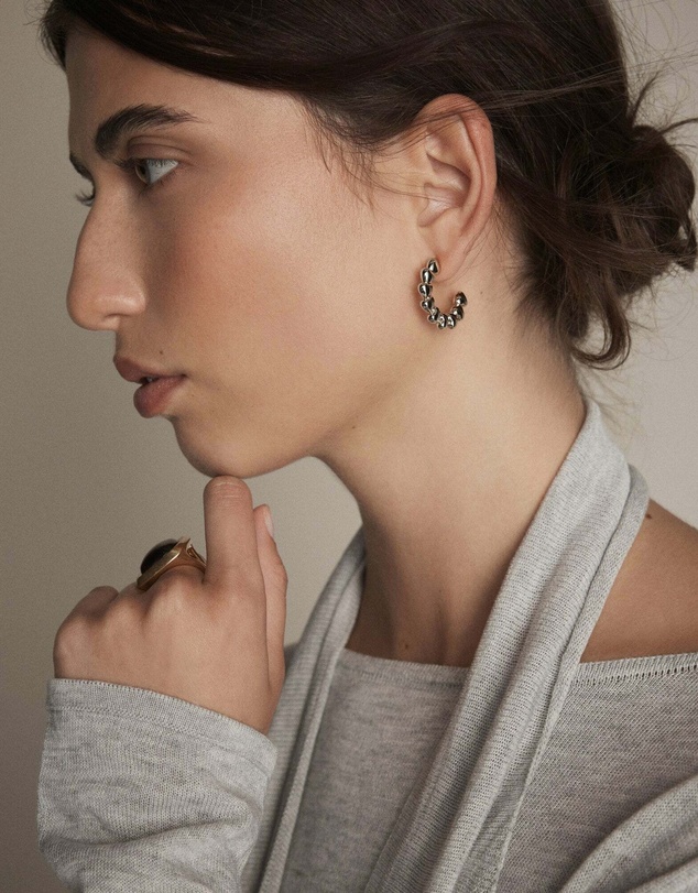 MIMCO - Fated Heart Hoop Earrings