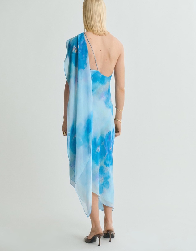 M.N.G - Cielo Asymmetrical Floral Dress
