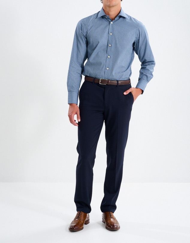 3 Wise Men - 3 Wise Men Hoxton Trouser - Deep Navy