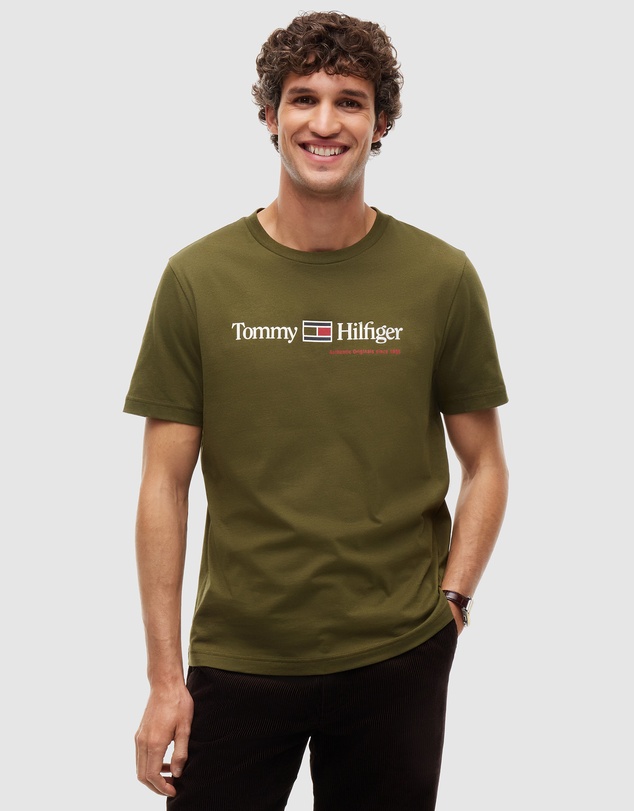 Tommy Hilfiger - Logo Jersey Crew Neck T-Shirt