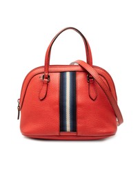 Pre-Loved by Azura Reborn - Pre-Loved Mini Calfskin Web Dome Satchel