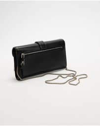 Emporio Armani - Wallet On Chain Plain Leather