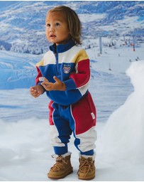 Huxbaby - Colour Block 1/4 Zip Sweat - ICONIC EXCLUSIVE - Babies-Kids