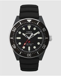 TIMEX - Deepwater Reef 200 43mm Synthetic Rubber Strap Watch
