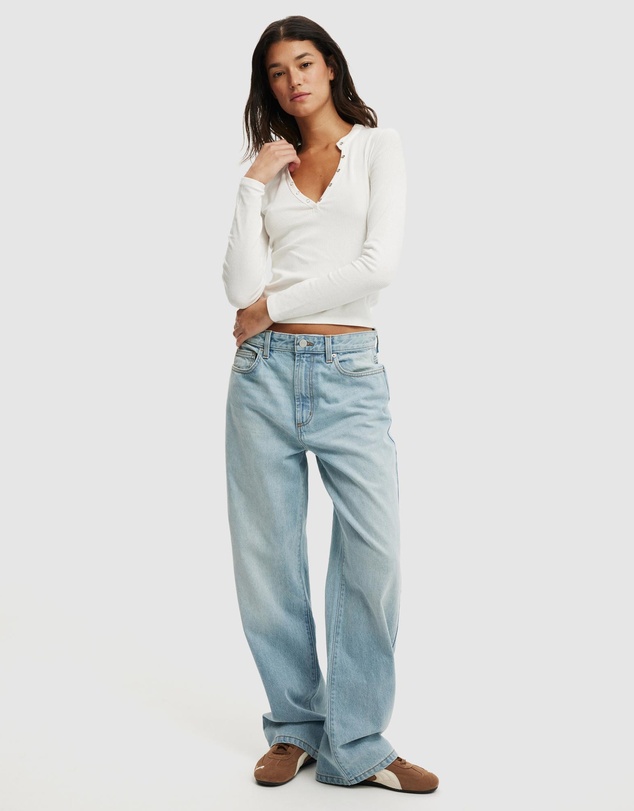 Cotton On - Ryan Henley Long Sleeve Top