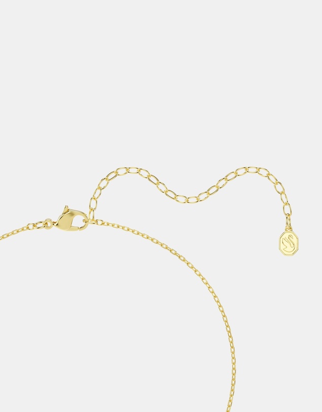 Swarovski - Una Angelic Pendant, Cushion Cut, White, 18K Gold Finish
