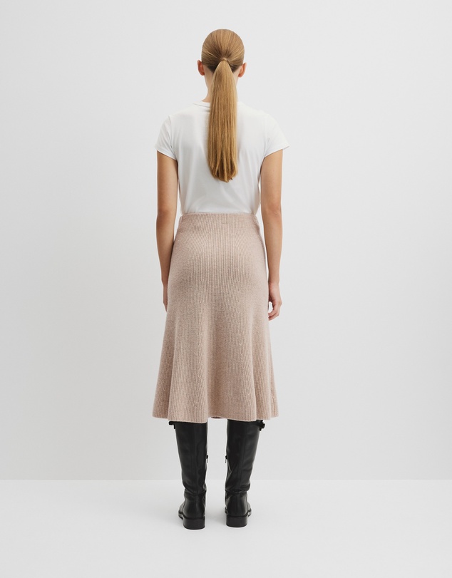 Country Road - Australian Cotton Blend Knit Midi Skirt