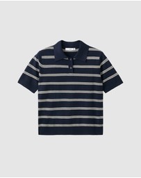 M.N.G - Knitted Polo-Neck Sweater