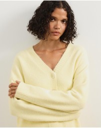 Atmos&Here - Tiana Fluffy Knit Cardigan