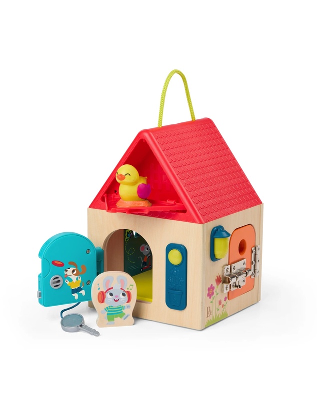 B. Toys - B. Wooden Locks & Latches House