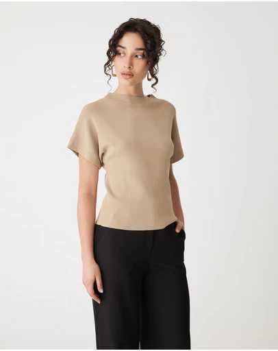 Forcast - Jemma Relaxed Knit Top