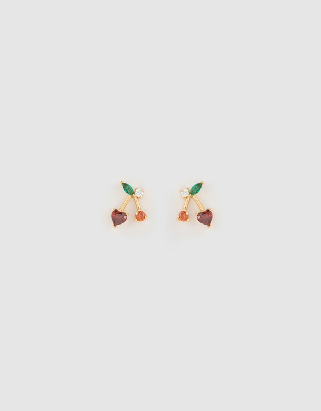 Arms Of Eve - Cherry Bomb Stud Earrings