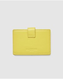 Globite - Leather RFID Card Holder Snap Button