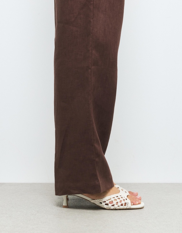 AERE - Leather Crossover Strappy Heels