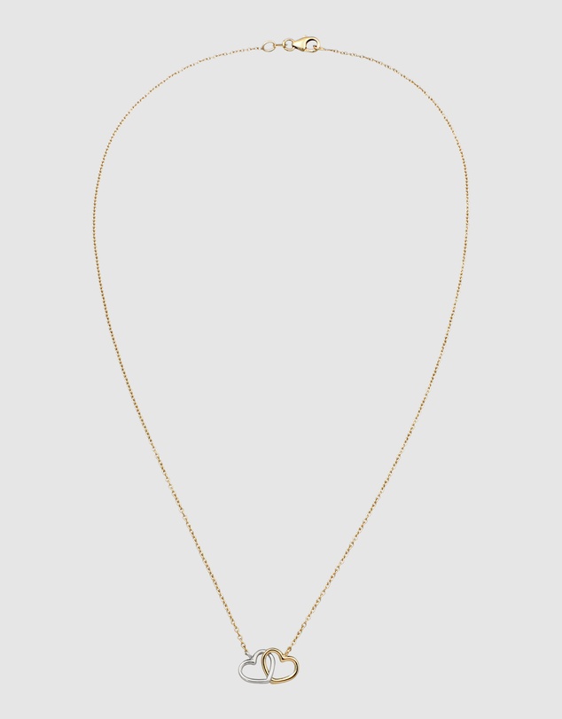 Elli Jewelry - Necklace Heart Pendant Valentine Dainty 925 Sterling Silver Gold-Plated