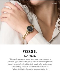 Fossil - Carlie Gold Analogue Watch