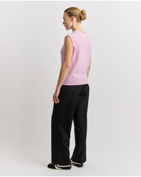 Toorallie - Grid Knit Vest