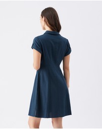 Ripe Maternity - Colette Tie Up Linen Dress