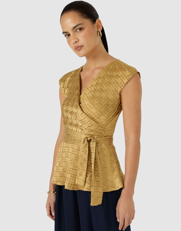 SACHA DRAKE - Sylvia Top In Gold